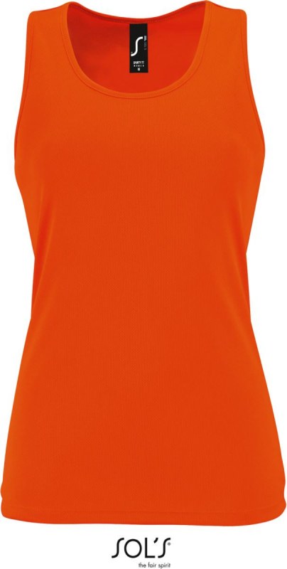 SOL´S Sporty TT Women Dámské sportovní tílko 25.2117 neon orange