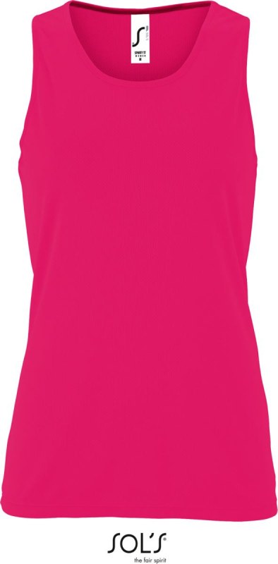 SOL´S Sporty TT Women Dámské sportovní tílko 25.2117 neon pink - Pro ženy trička, tílka, košile