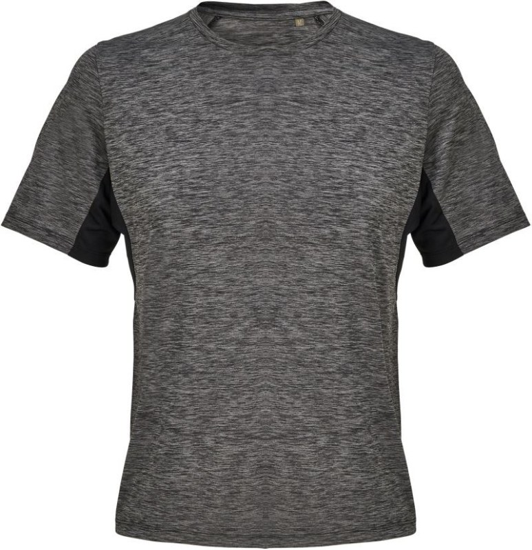 SOL´S Storm Unisex interlock sportovní tričko 25.4810 melange black/black
