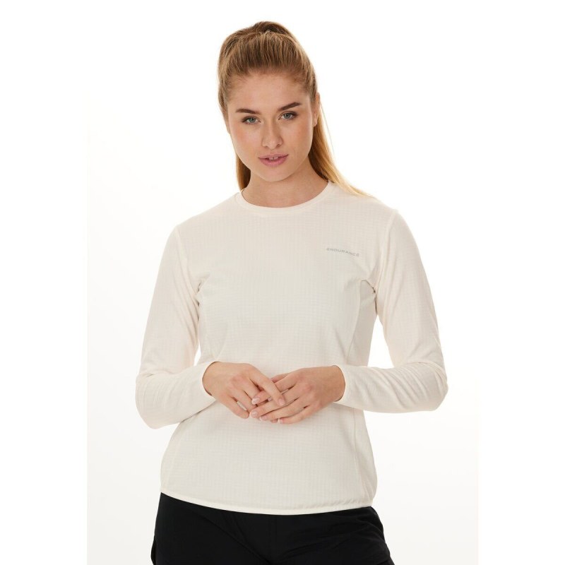 Dámské sportovní tričko Endurance Leah W Waffle Melange Loose Fit Tee - Pro ženy trička, tílka, košile