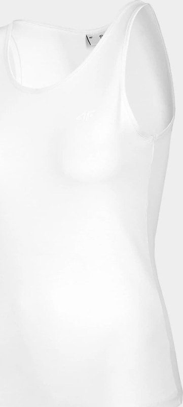 Dámské tílko 4F TSD003 bílé - Pro ženy trička, tílka, košile