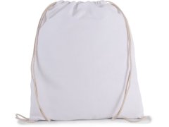 Kimood KI 0147 Sportovní vak z bio bavlny 19.0147 white
