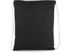 Kimood KI 0147 Sportovní vak z bio bavlny 19.0147 black