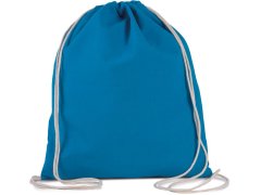 Kimood KI 0147 Sportovní vak z bio bavlny 19.0147 tropical blue
