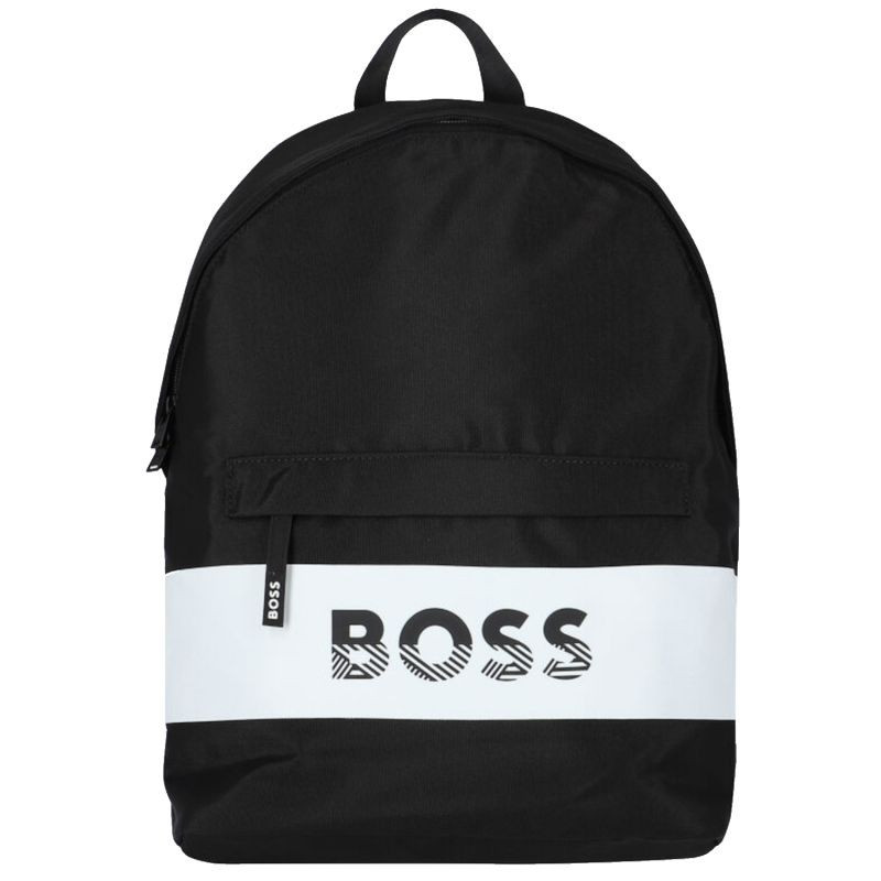 Batoh s logem Boss J20366-09B černý - Boss - Sportovní doplňky Batohy a tašky