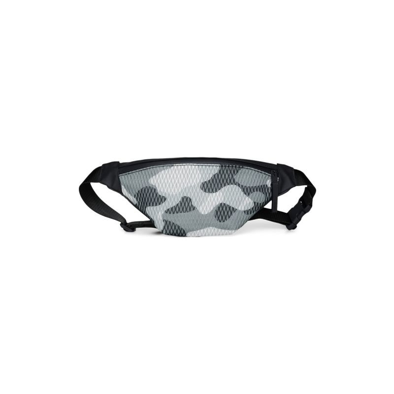 Rains Bumbag Mesh Mini Camo W3 14130 62 ledvinové pouzdro