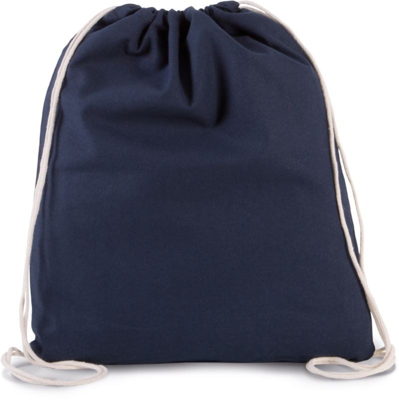 Kimood KI 0147 Sportovní vak z&nbsp;bio bavlny 19.0147 navy - Sportovní doplňky Batohy a&nbsp;tašky
