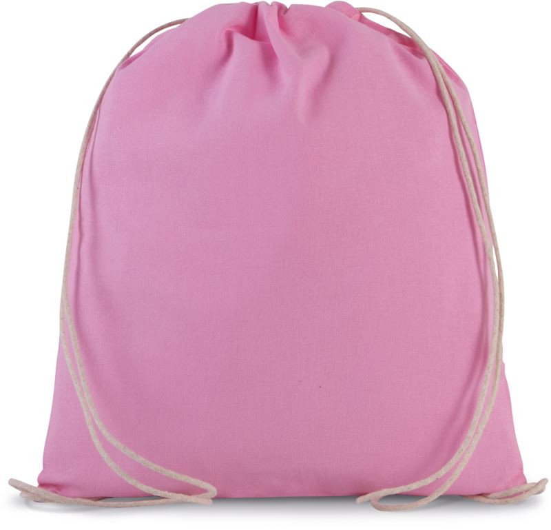 Kimood KI 0147 Sportovní vak z&nbsp;bio bavlny 19.0147 dark pink - Sportovní doplňky Batohy a&nbsp;tašky