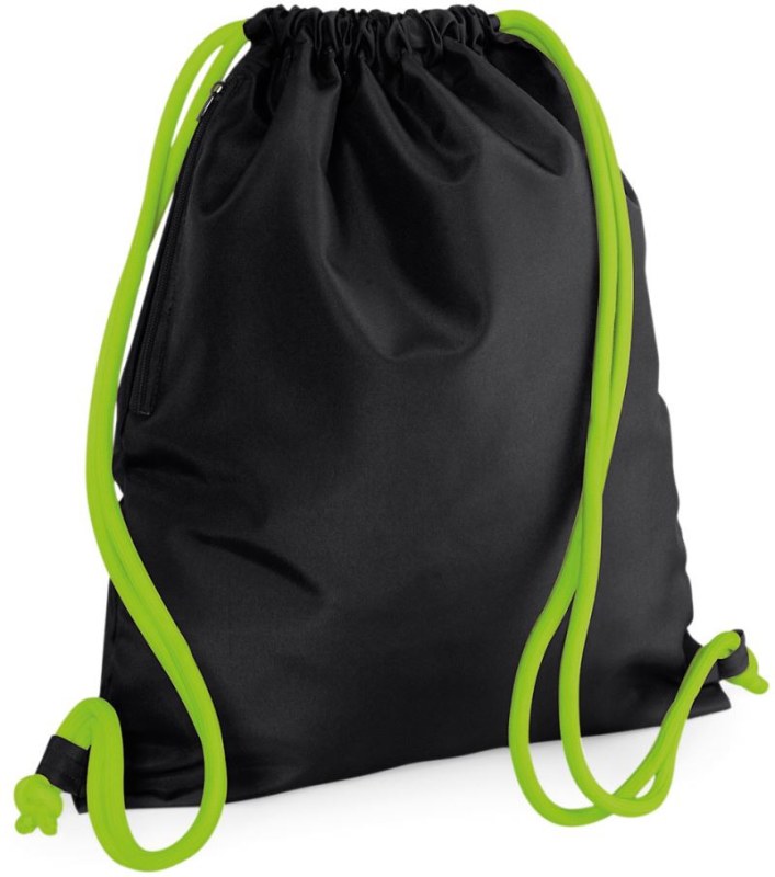BagBase BG 110 Sportovní vak Icon 52.0110 black/lime green - Sportovní doplňky Batohy a&nbsp;tašky