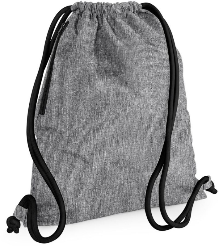 BagBase BG 110 Sportovní vak Icon 52.0110 grey marl/black - Sportovní doplňky Batohy a&nbsp;tašky