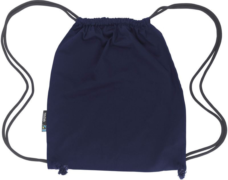 Neutral O 90020 Fairtrade Sportovní vak z&nbsp;bio bavlny 77.9020 navy - Sportovní doplňky Batohy a&nbsp;tašky