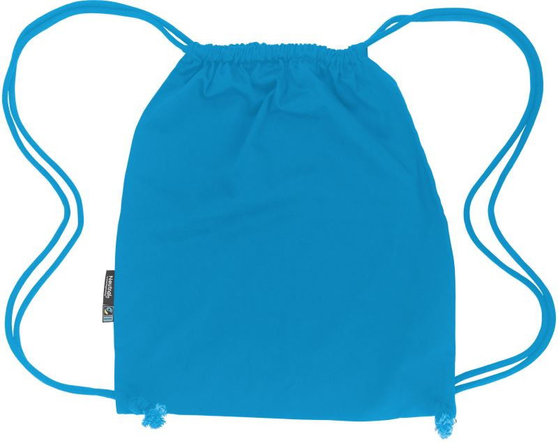 Neutral O 90020 Fairtrade Sportovní vak z&nbsp;bio bavlny 77.9020 sapphire - Sportovní doplňky Batohy a&nbsp;tašky