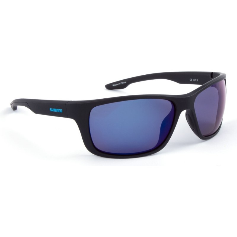 SPORT Polarizační brýle Shimano Matte Black & Blue Mirror - SHIMANO - Sportovní doplňky Brýle