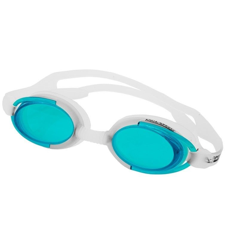 Bílé a zelené plavecké brýle Malibu - Aqua-Speed - Sportovní doplňky Brýle