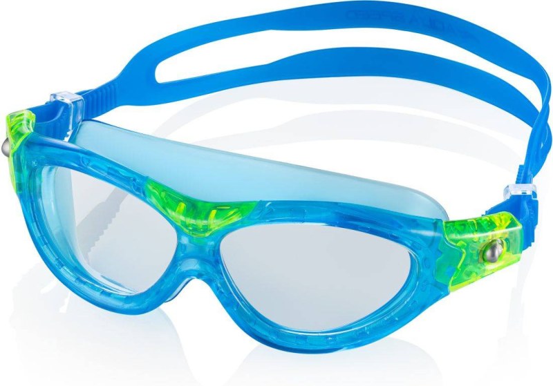 AQUA SPEED Plavecké brýle Marin Kid Blue/Green Pattern 02 - Sportovní doplňky Brýle