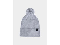 Čepice zimní s&nbsp;bambulí unisex 4F 4FWAW24ACAPU472-27S