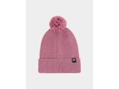 Čepice zimní s&nbsp;bambulí unisex 4F 4FWAW24ACAPU472-53S