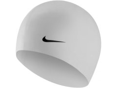 Nike Os Solid W M 93060-100 bílá plavecká čepice