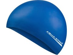 AQUA SPEED Plavecká čepice Soft Latex Tmavě modrý vzor 02