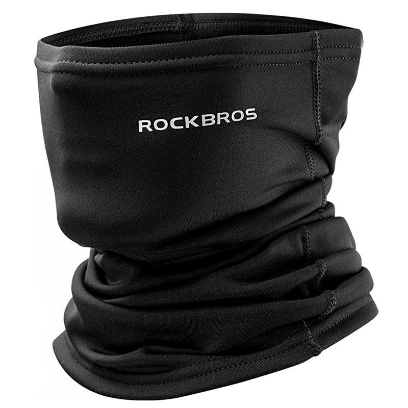 Sportovní nákrčník Rockbros LF7759, zateplený, černý - Sportovní doplňky Čepice a&nbsp;šály