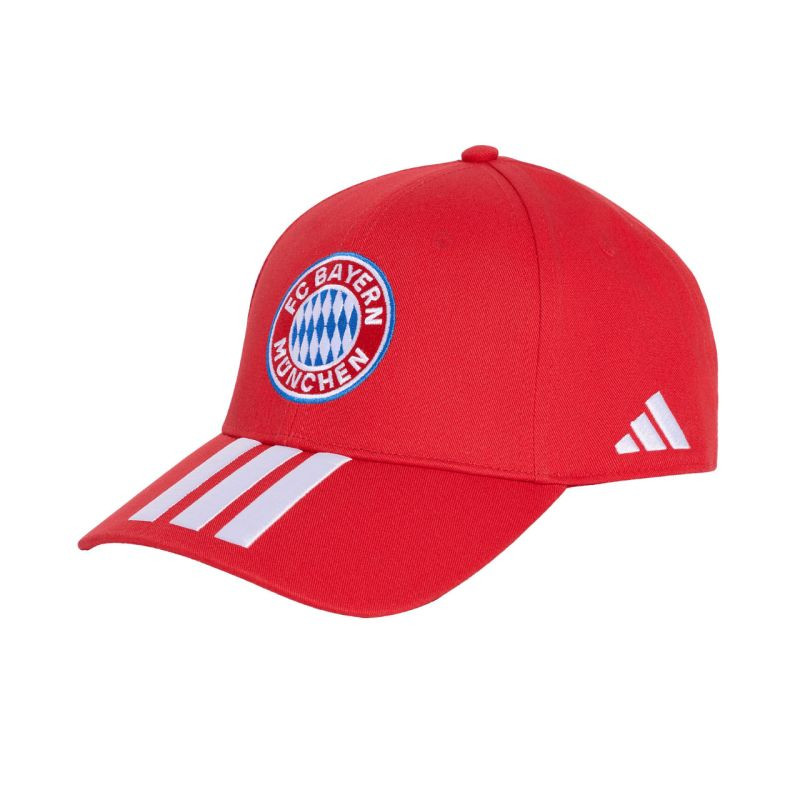 Adidas Bayern Mnichov baseballová čepice červená KT3395 - Sportovní doplňky Čepice a&nbsp;šály