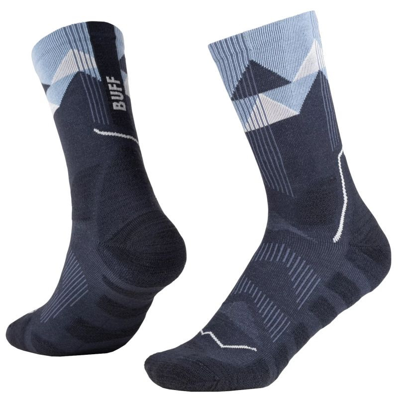BUFF Thermonet Crew Socks 138869779 Tmavě modré 36–38 - Sportovní doplňky Čepice a&nbsp;šály