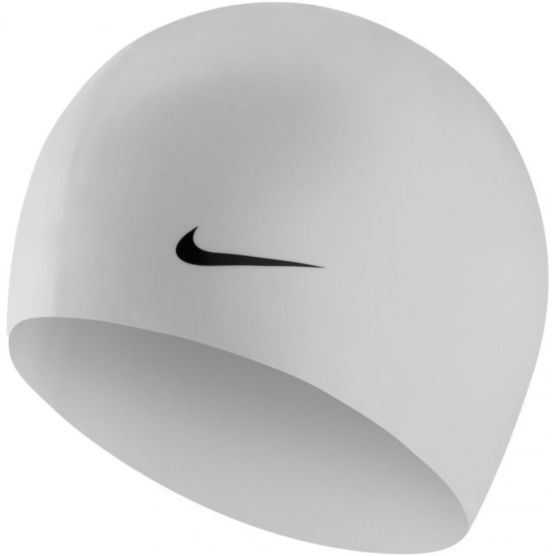 Nike Os Solid W M 93060-100 bílá plavecká čepice - Sportovní doplňky Čepice a šály