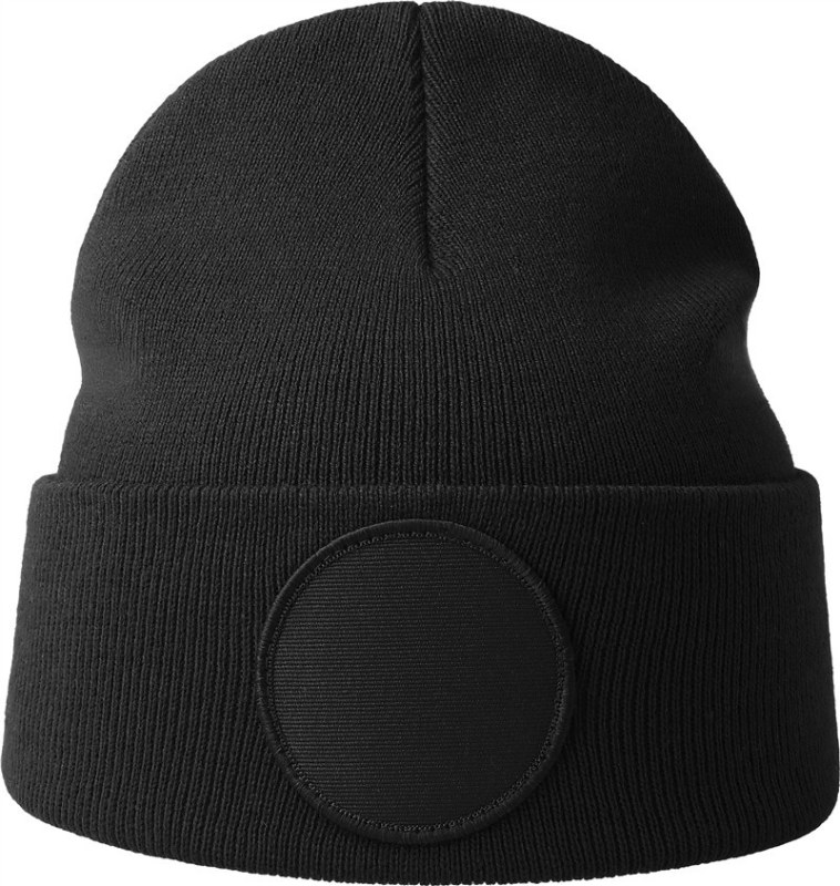Atlantis Headwear Wind-S Circular Patch Pletená čepice patch 33.0319 black