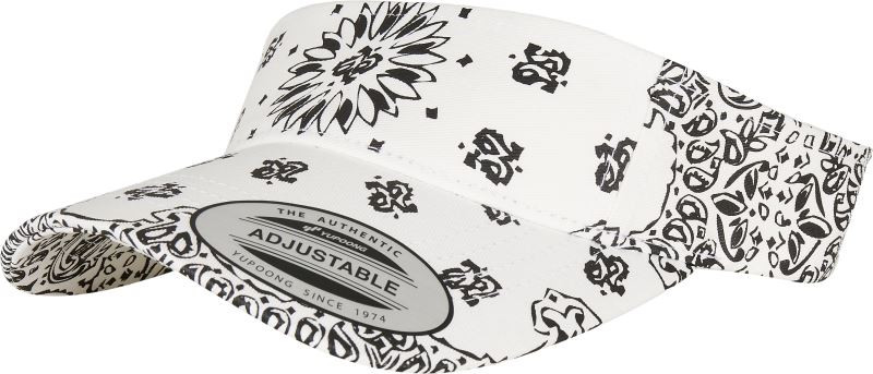 Flexfit 8888BP Sluneční kšilt "Bandana" 55.88BP white