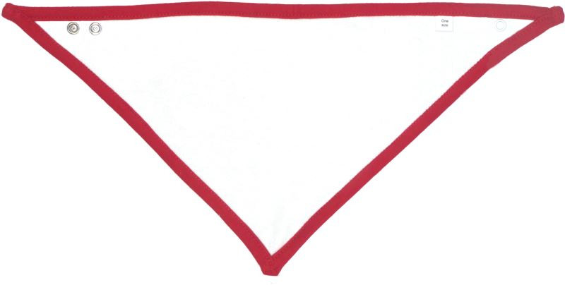 Babybugz BZ 23 Bryndák bandana 71.0023 white/red