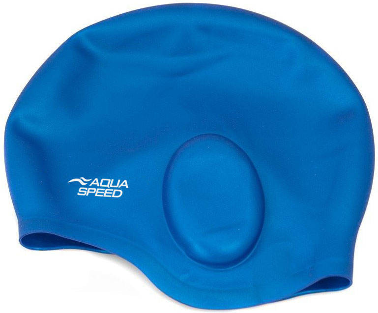 AQUA SPEED Plavecká čepice na uši Ear Cap Blue - Sportovní doplňky Čepice a šály