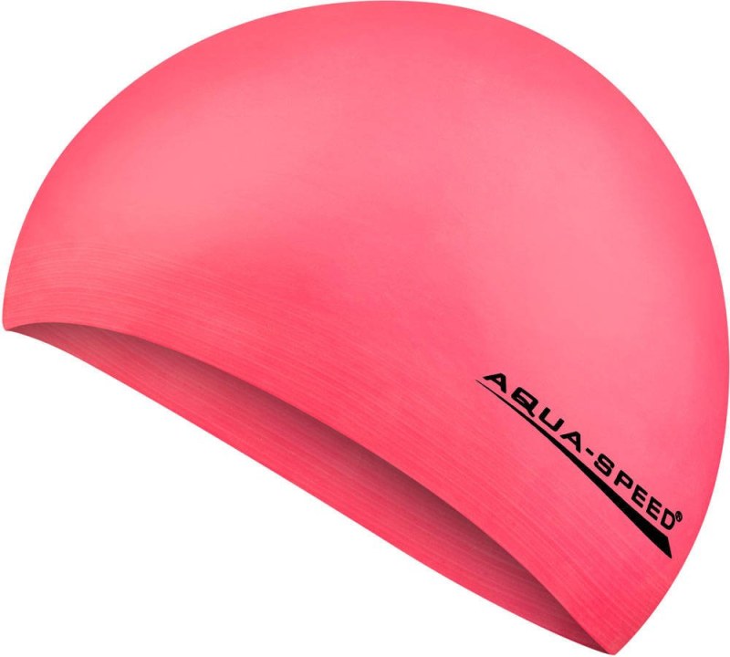 AQUA SPEED Plavecká čepice Soft Latex Pink Pattern 03 - Sportovní doplňky Čepice a šály