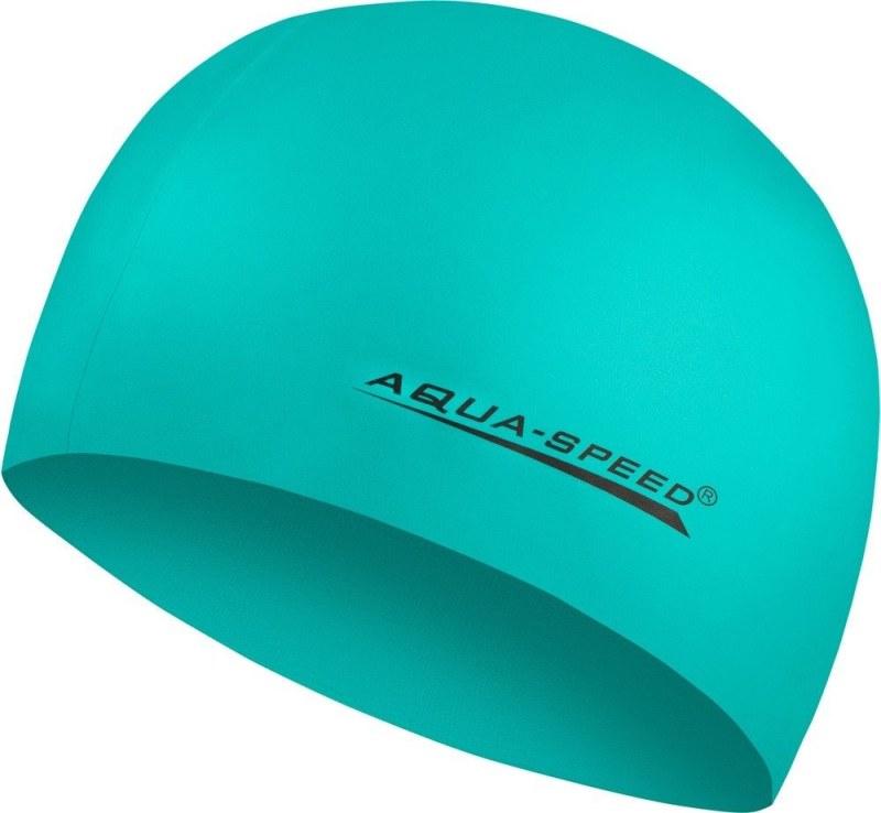 AQUA SPEED Plavecká čepice Mega Marine Green Pattern 12 - Sportovní doplňky Čepice a šály