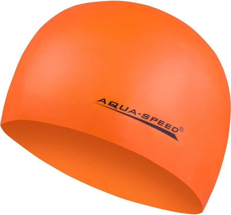 Kšiltovka na plavání AQUA SPEED Mega Orange Pattern 75 - Sportovní doplňky Čepice a šály