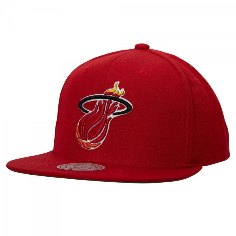 Mitchell & Ness NBA Miami Heat Team Ground 2.0 Snapback Hwc Heat Kšiltovka HHSS3258-MHEYYPPPRED1 - Sportovní doplňky Kšiltovky