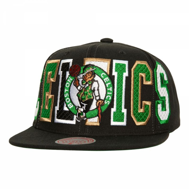 Kšiltovka Mitchell & Ness Varsity Bust Snapback Boston Celtics HHSS6461-BCEYYPPPBLCK - Sportovní doplňky Kšiltovky