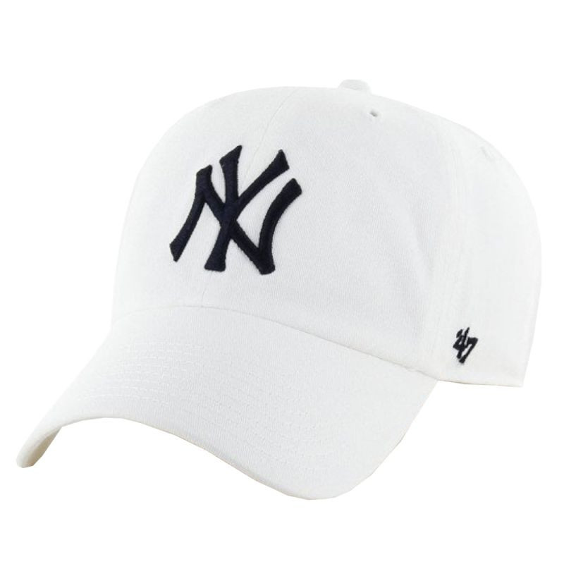 47 Značka New York Yankees Mlb Clean Up Cap B-RGW17GWS-WHA - Sportovní doplňky Kšiltovky