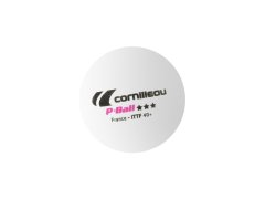 Míčky na stolní tenis Cornilleau P-BALL ITTF bílé 3 ks.