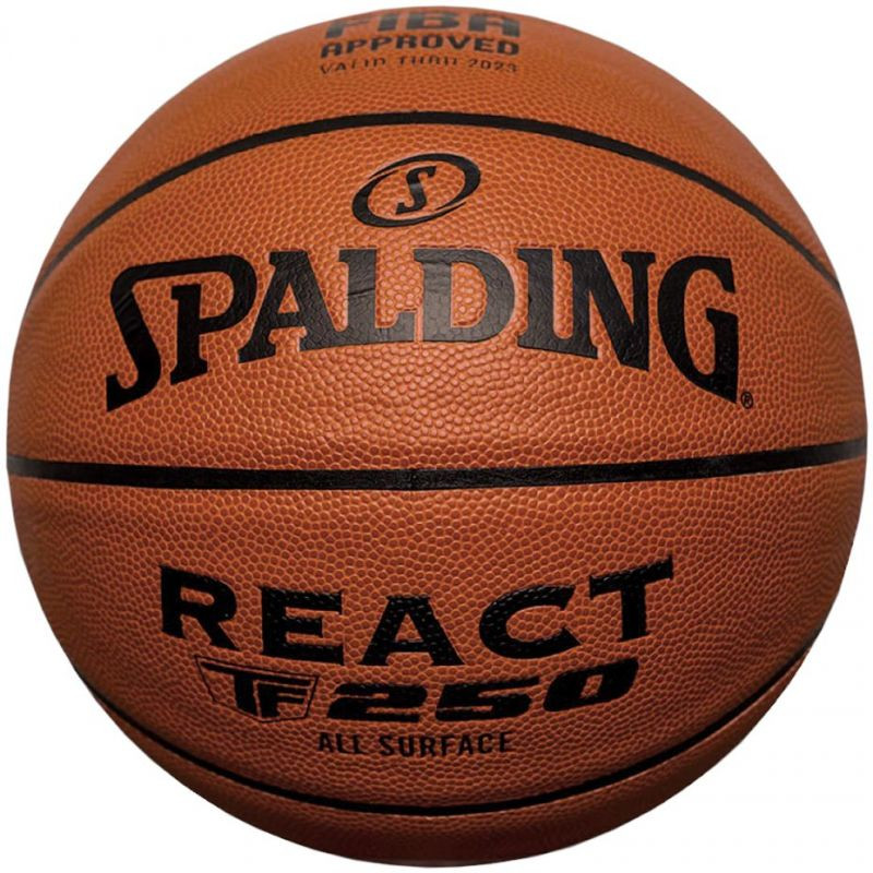 Spalding React TF-250 Logo Fiba basketbal 76967Z - Sportovní doplňky Míče