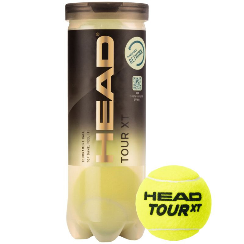 Tenisové míče Head Tour XT 3 ks 570823 - Sportovní doplňky Míče