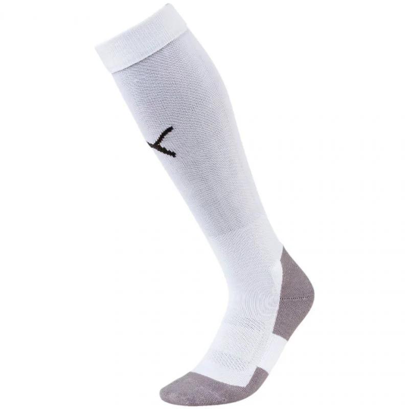 Unisex fotbalové štulpny League Core 703441 04 White - Puma