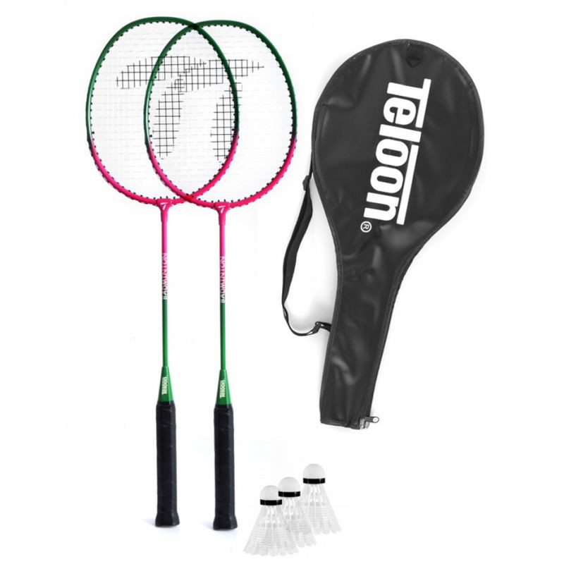 Badmintonová sada SMJ /2 trsátka+3 rakety/ TL020 - Sportovní doplňky Ostatní