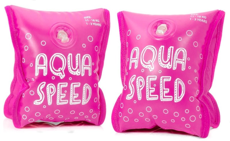 AQUA SPEED Plavecké rukávy Aqua Premium Pink Pattern 03 - Sportovní doplňky Ostatní