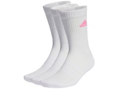 Ponožky adidas Cushioned Crew 3P bílé IP2635