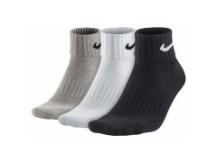 Bavlněné čtvrtinové ponožky Nike 3 Pack SX4926-901