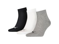 Unisex ponožky Puma Quarter Plain 3Pack 906978 21