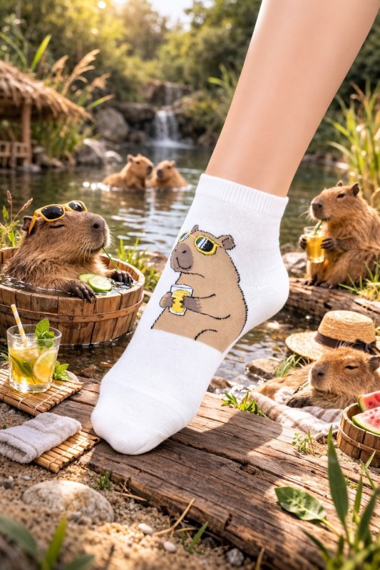 CAPIBARA BAVLNĚNÉ NOHY ST111