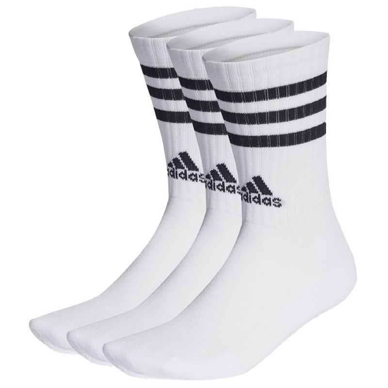 Ponožky adidas 3 Stripes Cushioned SPW CRW 3PP HT3458 - Sportovní doplňky Ponožky