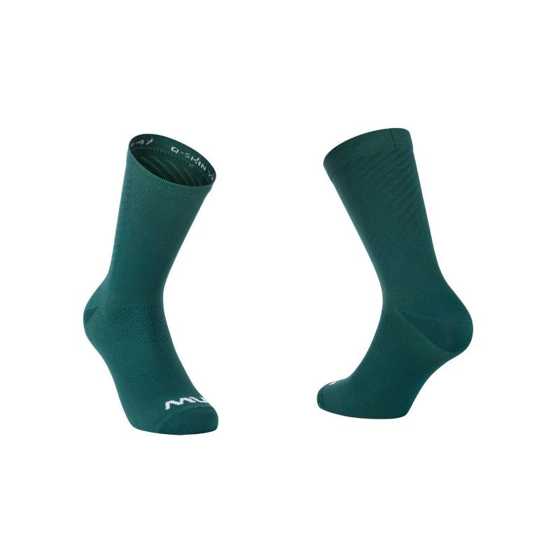 Cyklistické ponožky NORTHWAVE Switch Sock, smaragdové - Sportovní doplňky Ponožky