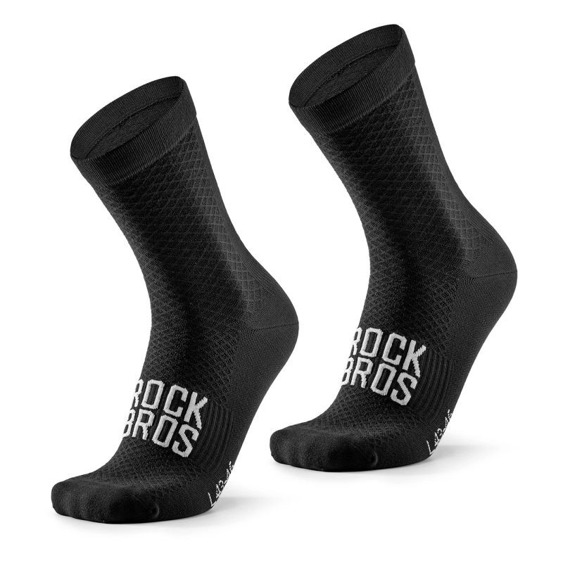 Cyklistické ponožky Rockbros 49210016001 ROAD TO SKY 36–38 cm – černé - Sportovní doplňky Ponožky